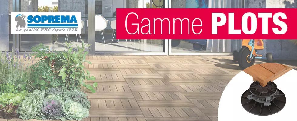 Aménager sa terrasse est un jeu d'enfants avec notre gamme PLOTS !