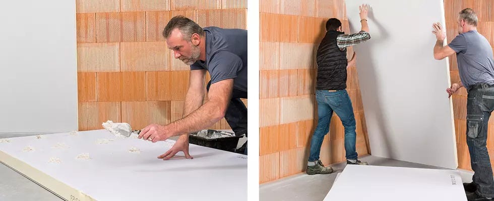 Comment poser un panneau isolant de doublage PU (polyuréthane) sur un mur ?