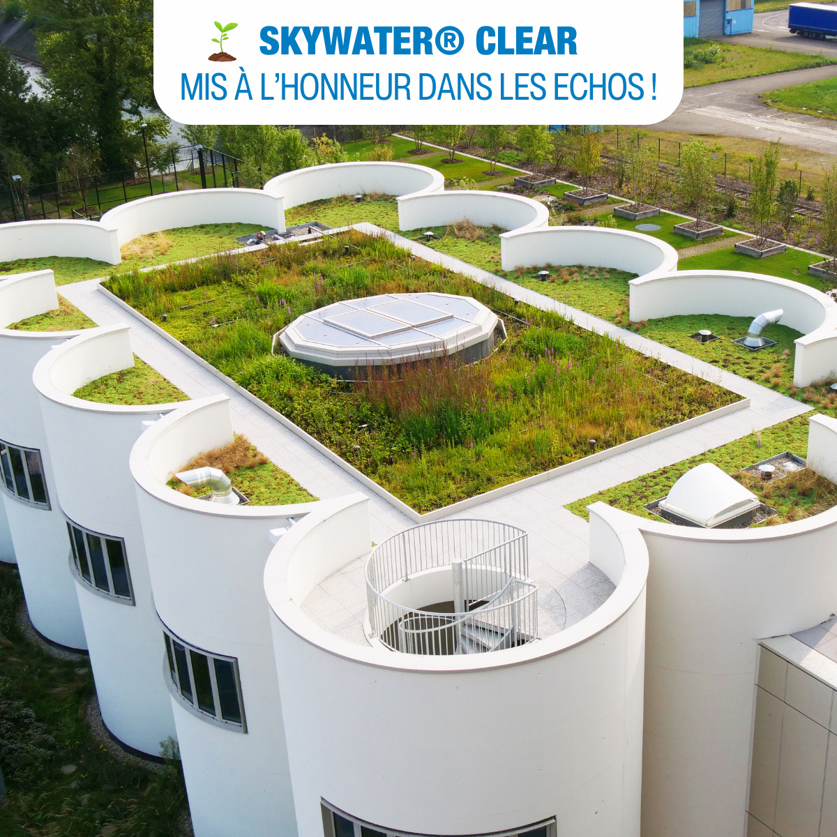Skywater® Clear mis à l'honneur dans Les Echos!